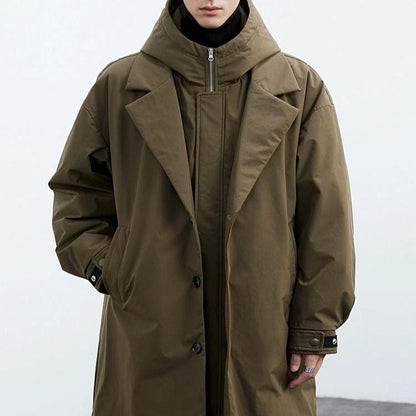 Elegant longline tailored overcoat for women - 5