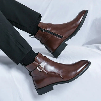 Classic leather chelsea boots for men | Sergio - 8