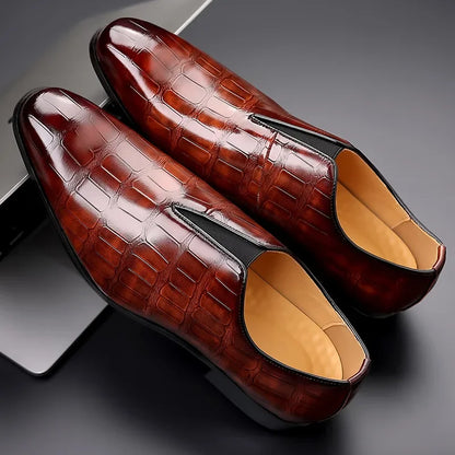 Classic leather slip-on loafers for men | Sevilla - 4
