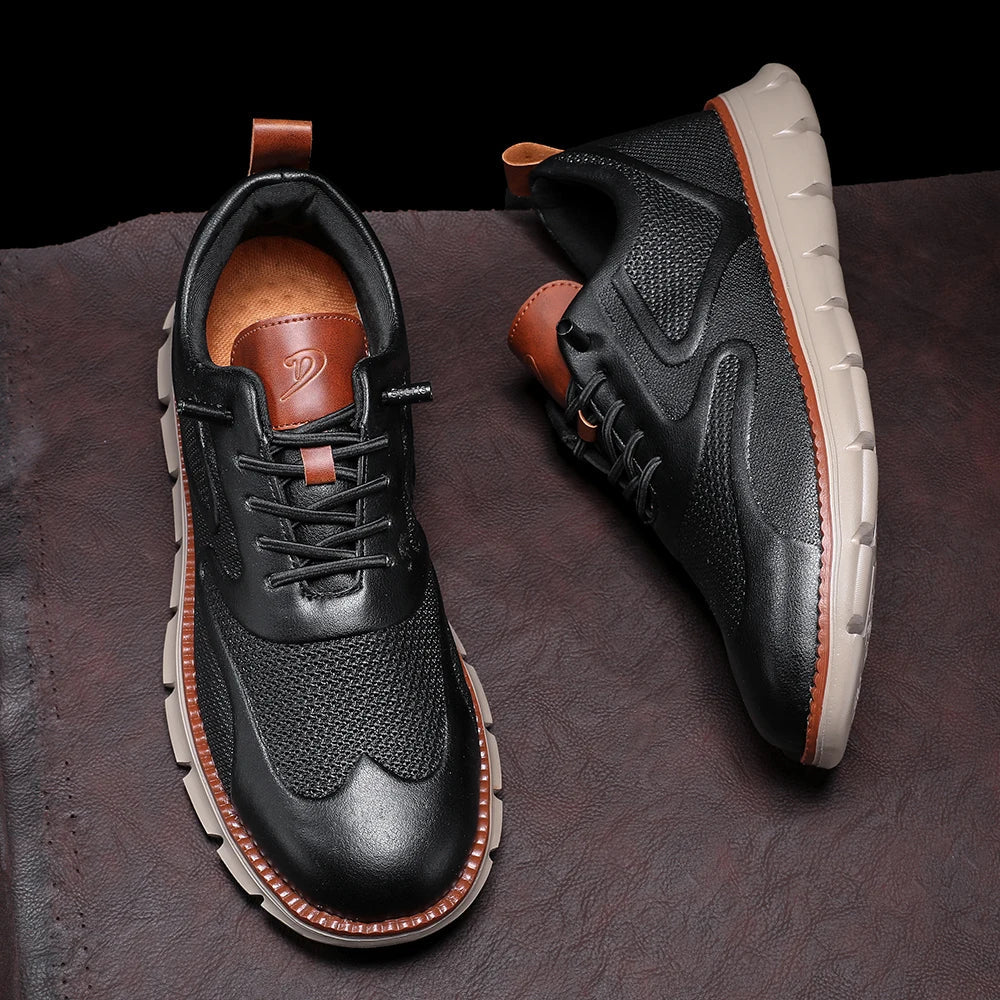 Structured Lace Up Sneakers Modern for Men | Grant
