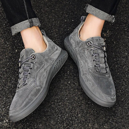 Classic suede casual trainers for men | 1987 - 3