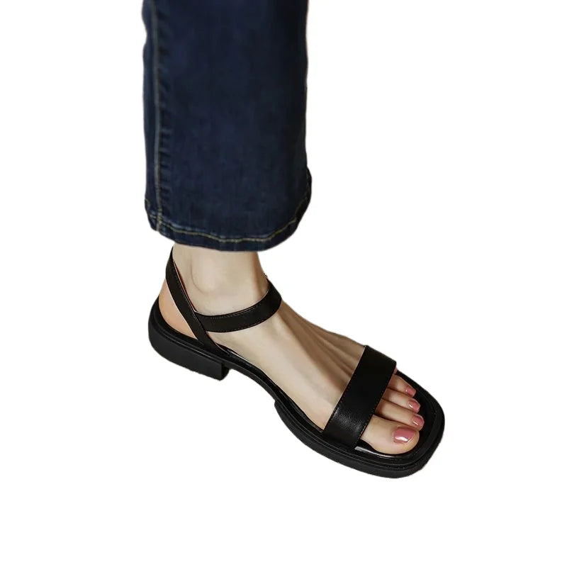Lightweight everyday flat sandals for women | Hester -4