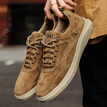 Classic suede casual trainers for men | 1987 - 12