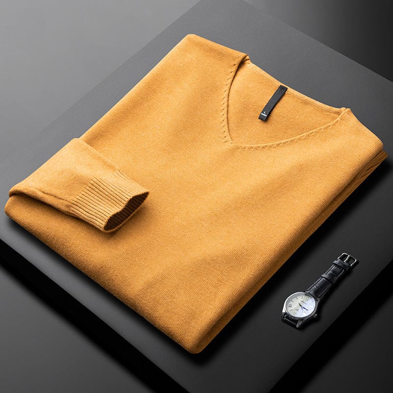 Classic V-Neck Sweater Cozy for Men | Ashton
