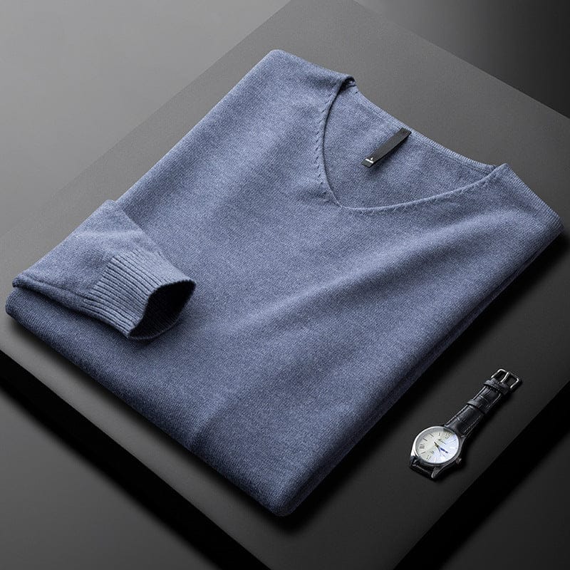Classic V-Neck Sweater Cozy for Men | Ashton