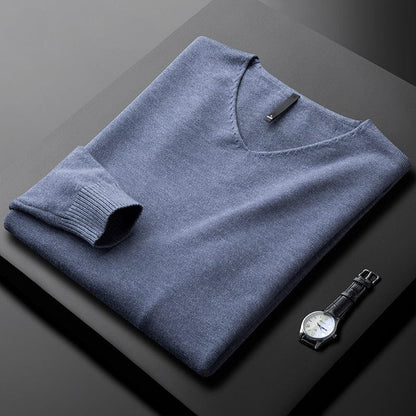 Classic V-Neck Sweater Cozy for Men | Ashton