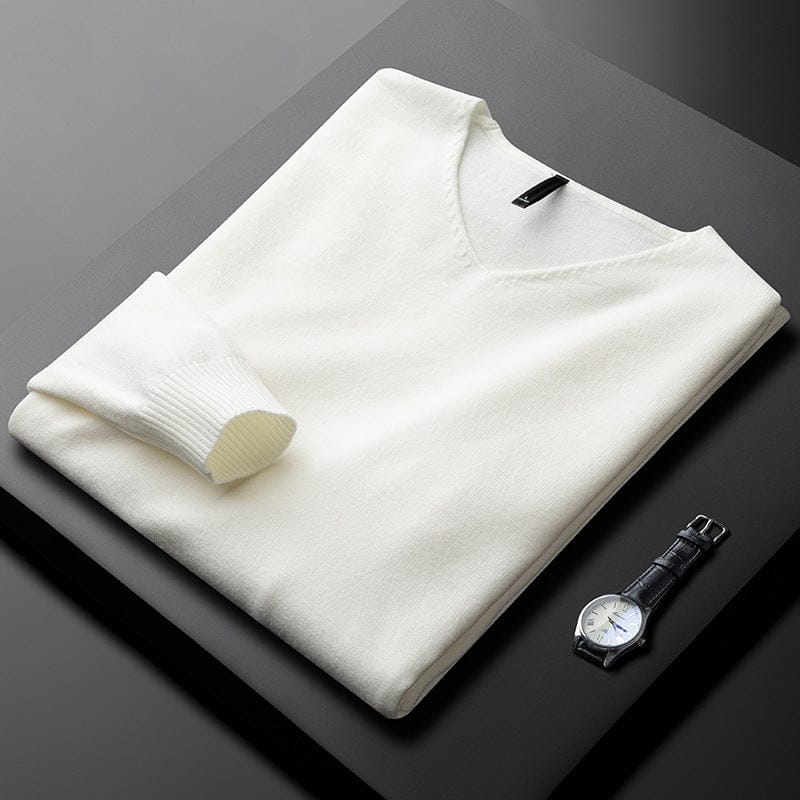 Classic V-Neck Sweater Cozy for Men | Ashton