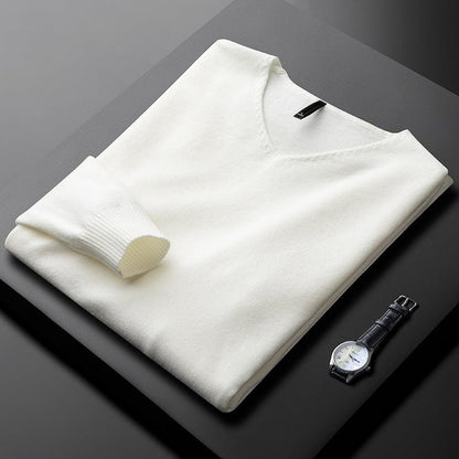 Classic V-Neck Sweater Cozy for Men | Ashton