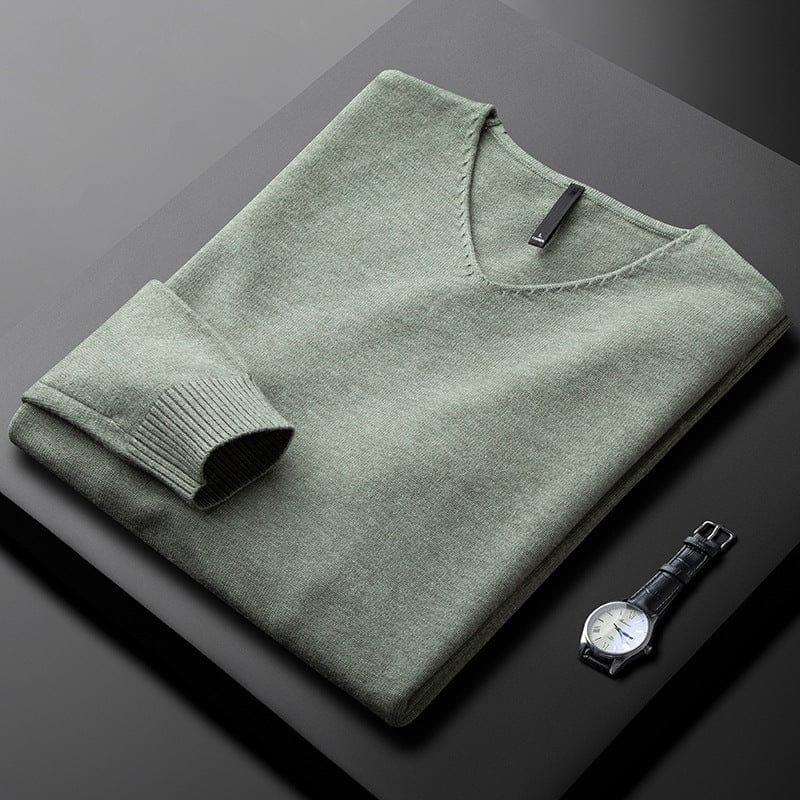 Classic V-Neck Sweater Cozy for Men | Ashton