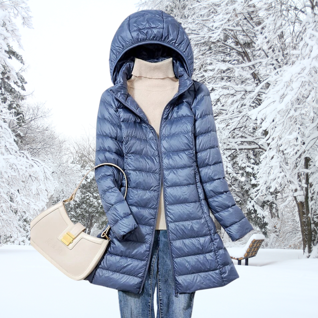 Lightweight Hooded Puffer Coat Stylish For Women | Arlena