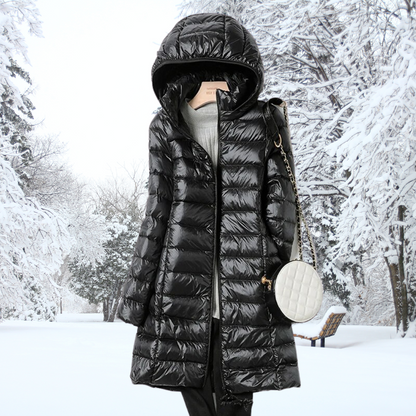 Lightweight Hooded Puffer Coat Stylish For Women | Arlena