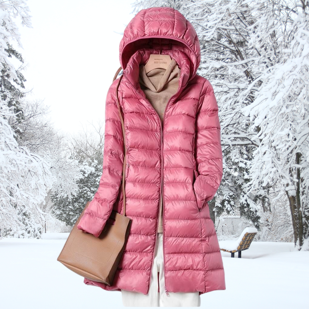 Lightweight Hooded Puffer Coat Stylish For Women | Arlena
