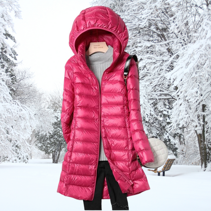 Lightweight Hooded Puffer Coat Stylish For Women | Arlena