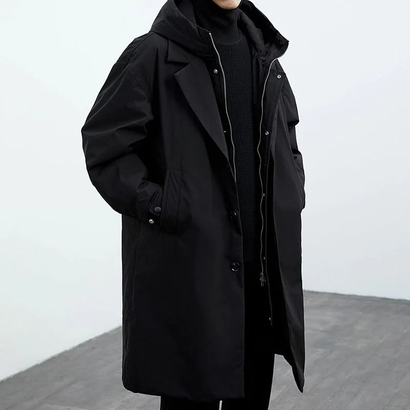 Elegant longline tailored overcoat for women - 7