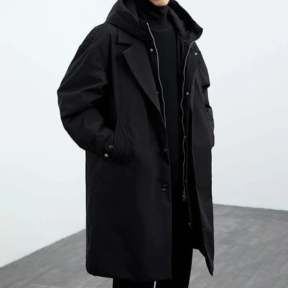 Elegant longline tailored overcoat for women - 7