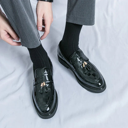 Classic leather slip-on loafers for men | Lorenzo - 17