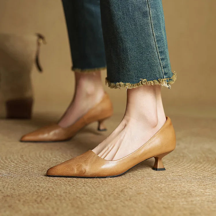 Elegant block-heel evening heels for women | Anok - 20