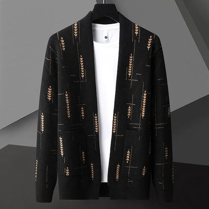Classic cosy open-front cardigan for men | Vendici - 2