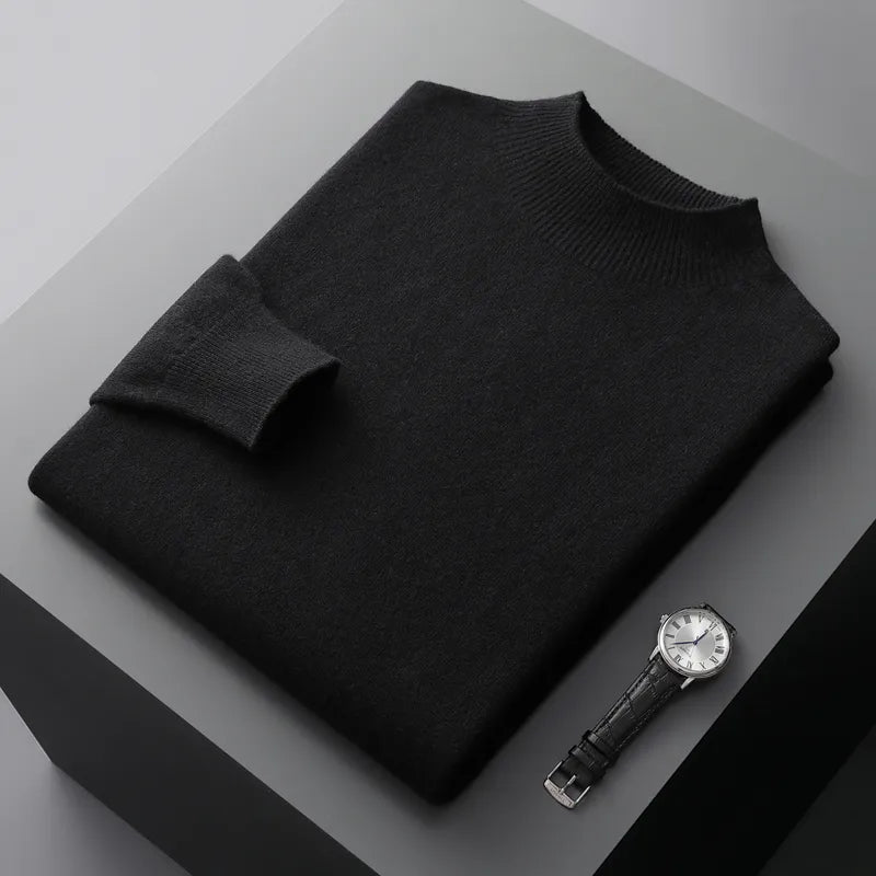 Soft crew-neck knit sweater for men | TomHollinger -8