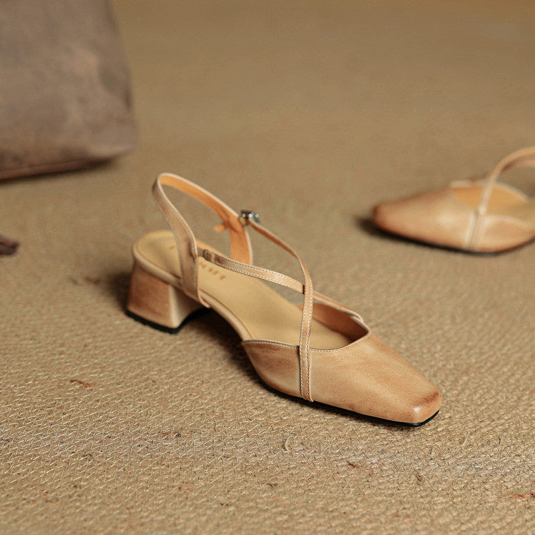 Elegant block-heel evening heels for women | Cecelia - 15
