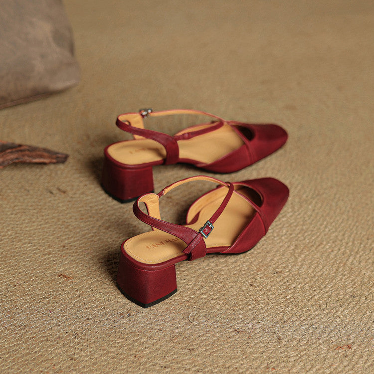 Elegant block-heel evening heels for women | Cecelia - 4