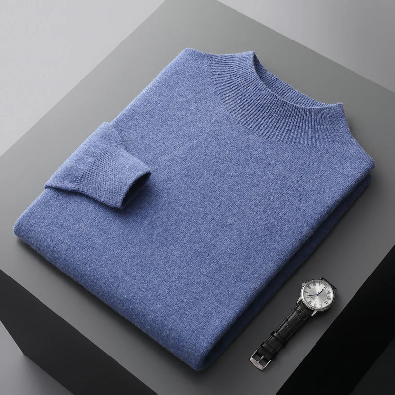 Soft crew-neck knit sweater for men | TomHollinger -11