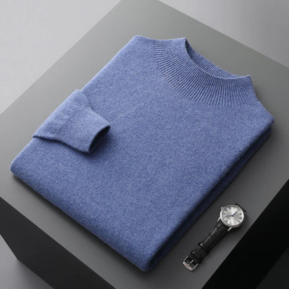 Soft crew-neck knit sweater for men | TomHollinger -11