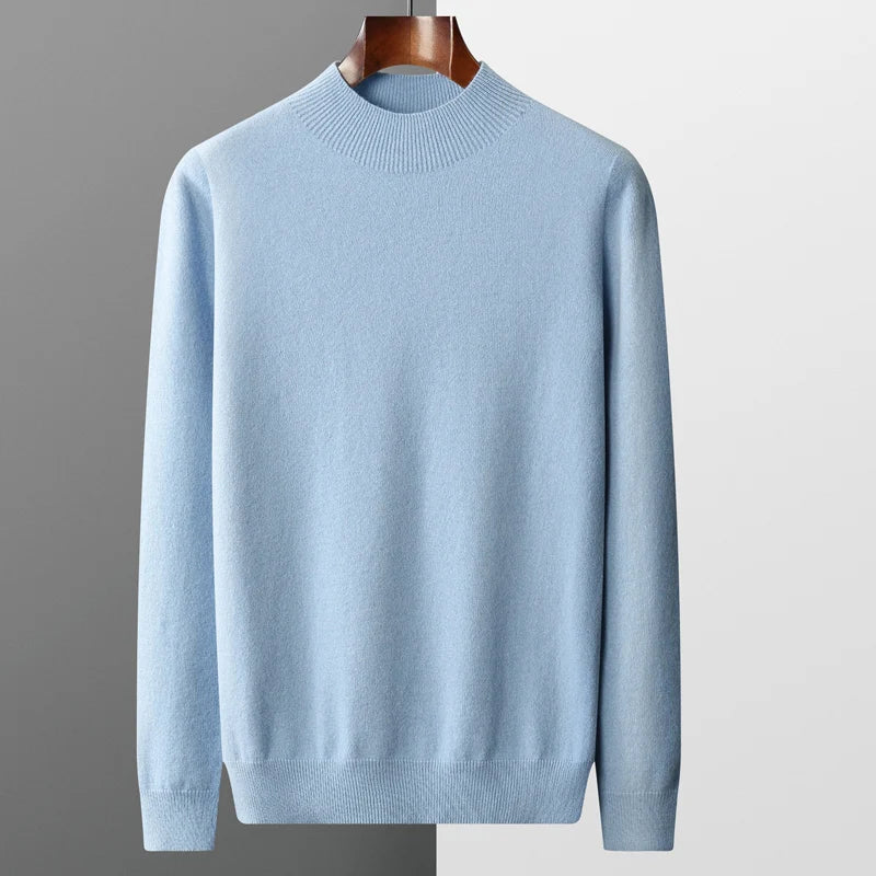Soft crew-neck knit sweater for men | TomHollinger -5