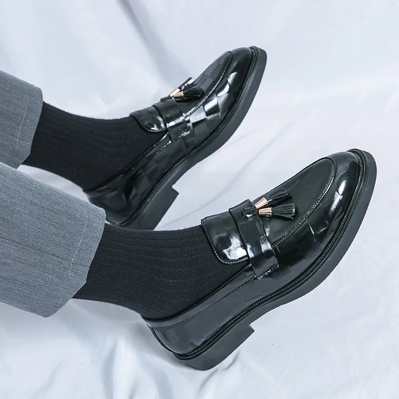 Classic leather slip-on loafers for men | Lorenzo - 14