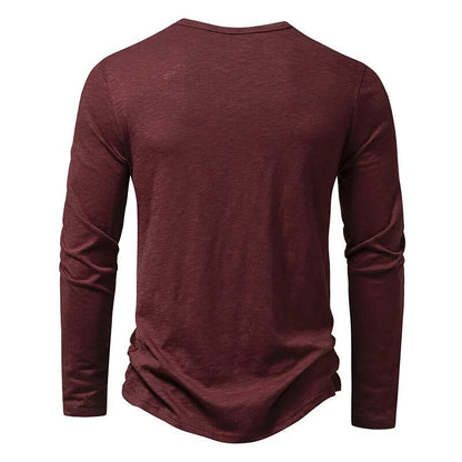 Classic henley relaxed top for men | Dixon - 13