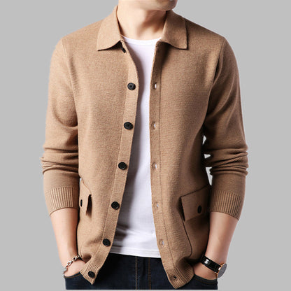 Classic knit everyday casual jacket for men | Heritage -1
