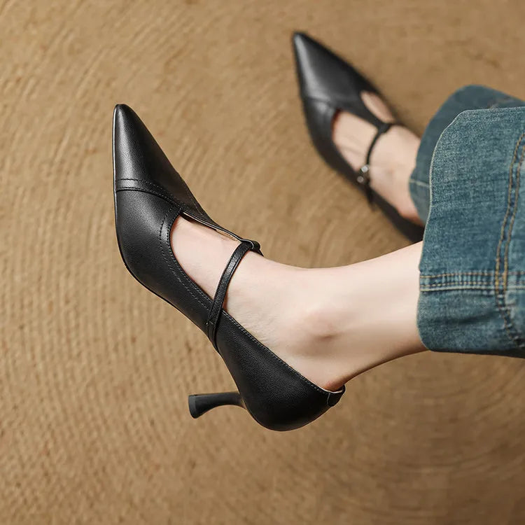Elegant block-heel evening heels for women | Lorena - 10