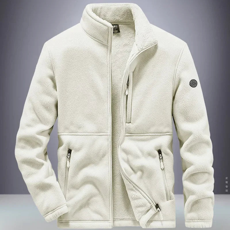 Warm everyday casual fleece jacket for men | SummitShield -1