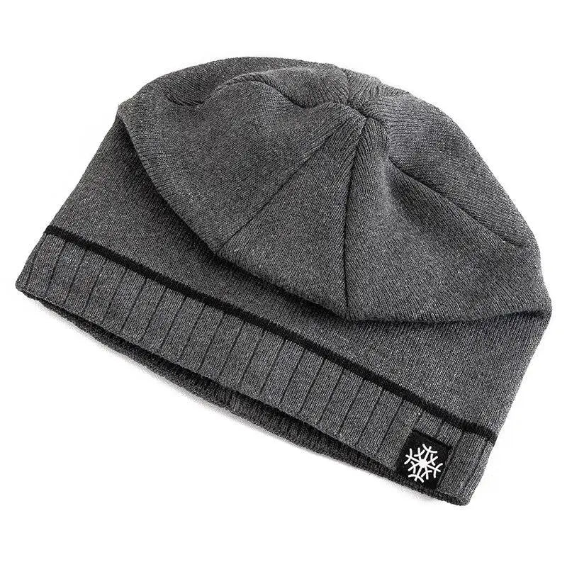 Warm casual everyday knitted winter beanie for men -4