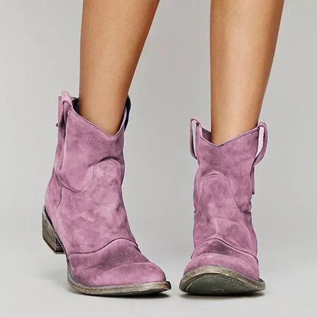 Vintage Western Ankle Boots Stylish For Women | Maribel