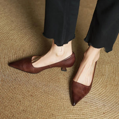 Elegant block-heel evening heels for women | Anok - 11