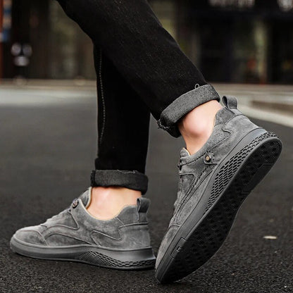 Classic suede casual trainers for men | 1987 - 6