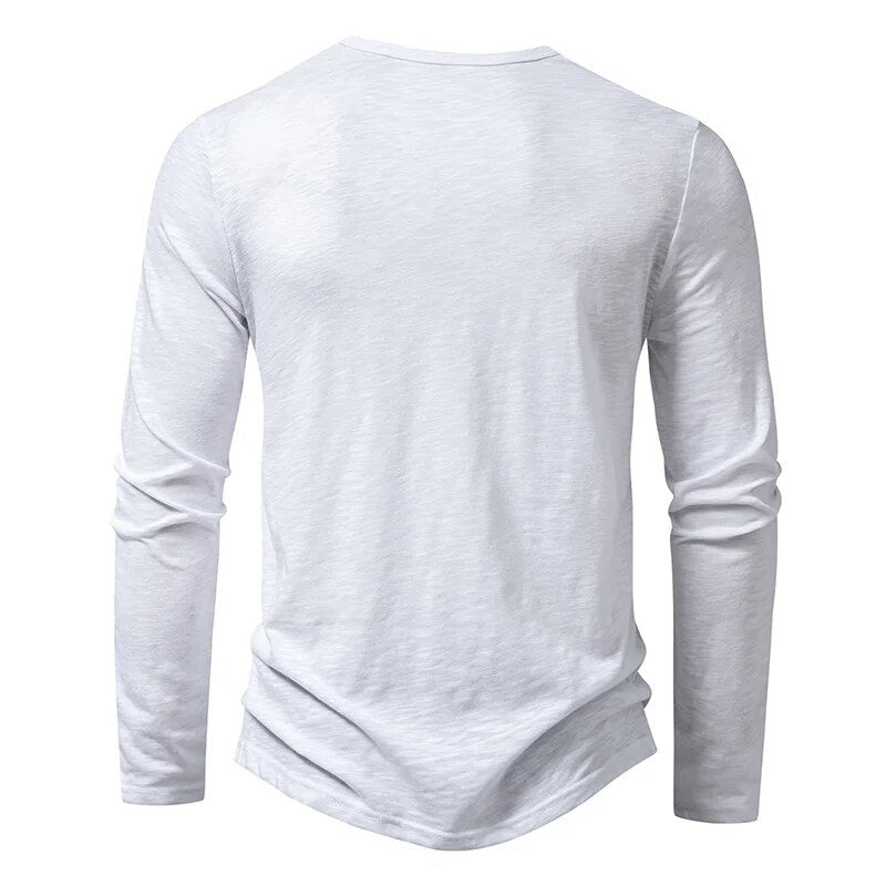 Classic henley relaxed top for men | Dixon - 11
