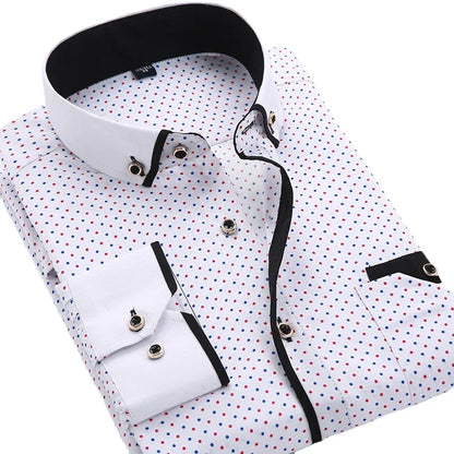 Long Sleeve Button Down Shirt Classic For Men | Brent