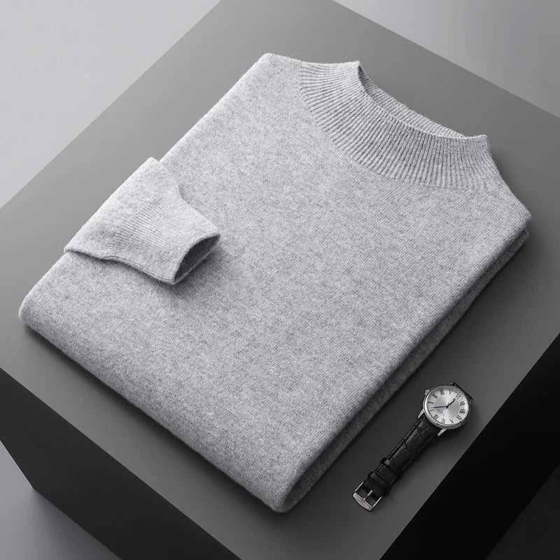 Soft crew-neck knit sweater for men | TomHollinger -2