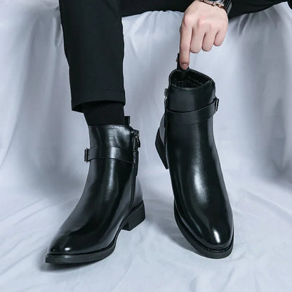 Classic leather chelsea boots for men | Sergio - 13