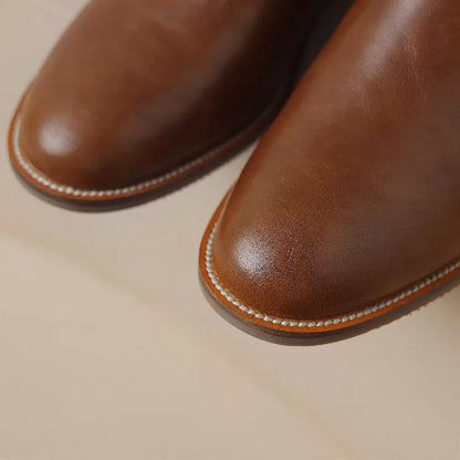Genuine leather classic boots for men | Adeline - 13