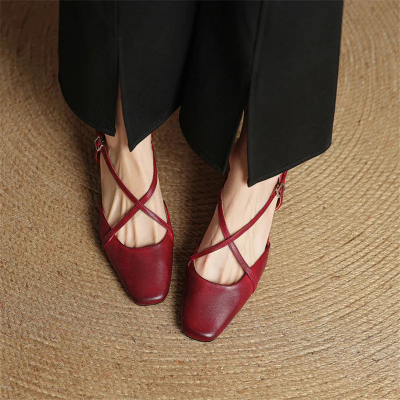Elegant block-heel evening heels for women | Cecelia - 2