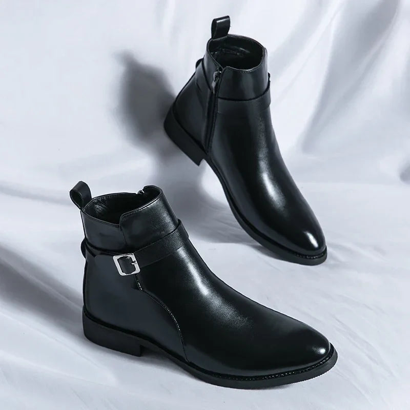 Classic leather chelsea boots for men | Sergio - 18