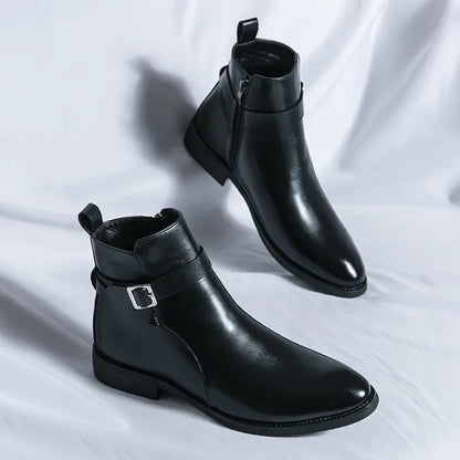 Classic leather chelsea boots for men | Sergio - 18