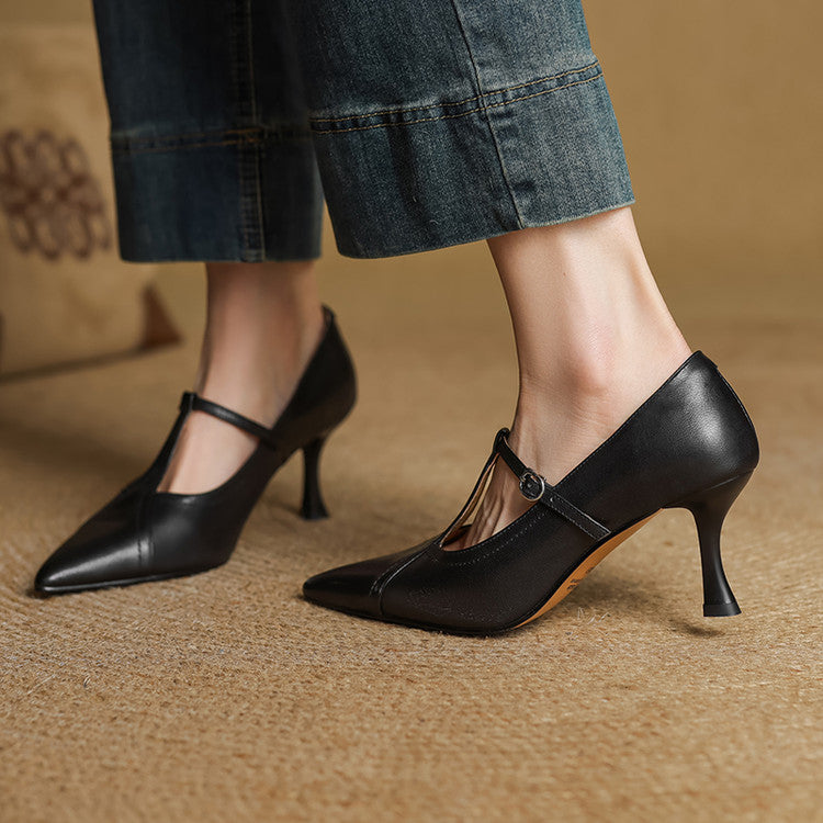 Elegant block-heel evening heels for women | Lorena - 12