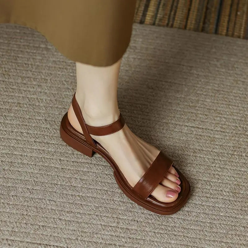 Lightweight everyday flat sandals for women | Hester -6