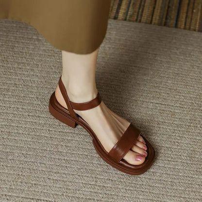 Lightweight everyday flat sandals for women | Hester -6