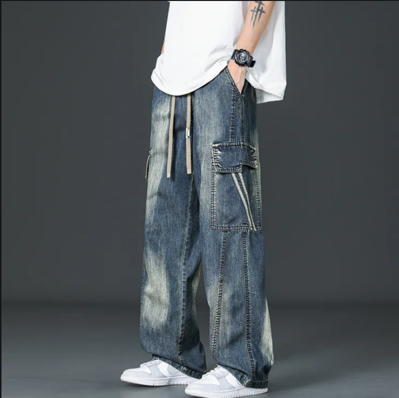 Relaxed casual everyday cargo trousers for men - 2