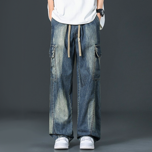 Relaxed casual everyday cargo trousers for men - 1